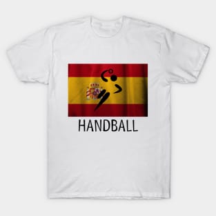 European Team Handball Basic Sport Design Spain T-Shirt